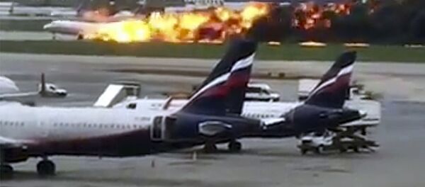 Incendie à bord d’un avion à l’aéroport de Chérémétiévo - Sputnik Afrique