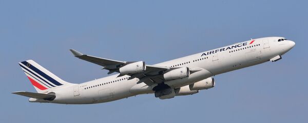 Un Airbus A-340 d'Air France Un Airbus A-340 d'Air France - Sputnik Afrique