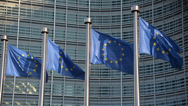 Флаги ЕС в Брюсселе - Sputnik Afrique
