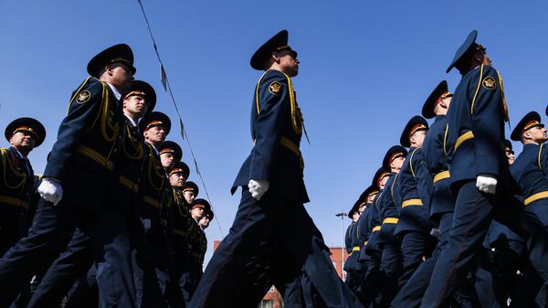 Défilé militaire sur la place Rouge à Moscou pour fêter les 74 ans de la Victoire - Sputnik Afrique