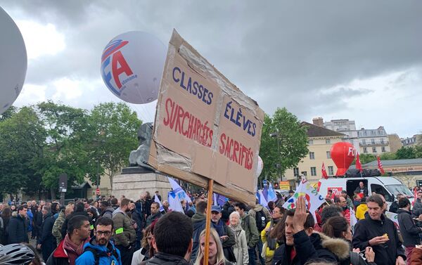 Manifestation syndicale à Paris, le 9 mai 2019 - Sputnik Afrique