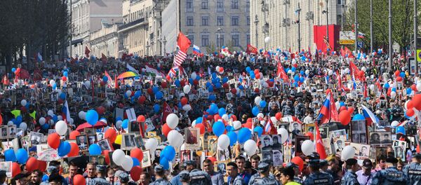 Marche du Régiment des immortels à Moscou (9 mai 2019) - Sputnik Afrique