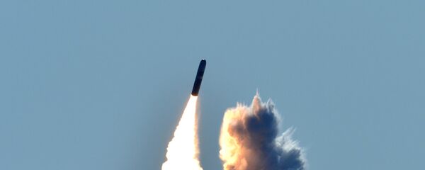 Tir d’un missile balistique américain Trident, photo d'archives - Sputnik Afrique