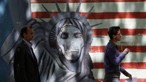 Anti-US Bild im Iran (Archivbild) - Sputnik Afrique