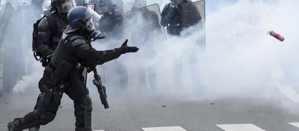 Des gendarmes lors de l'acte 26 de la mobilisation des Gilets jaunes - Sputnik Afrique
