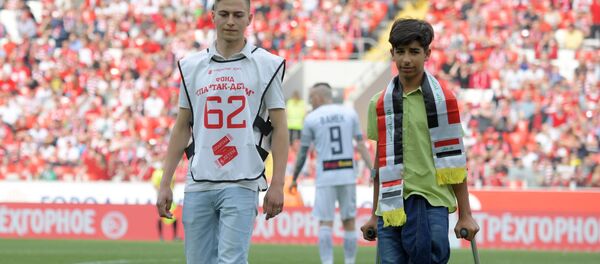 Qassim al-Qadim a assisté à un match de foot à Moscou Qassim al-Qadim a assisté à un match de foot à Moscou - Sputnik Afrique