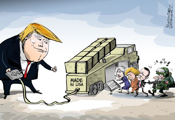 La partie américaine a menacé l’UE de conséquences économiques et politiques si cette dernière continuait de développer ses propres programmes d’armement - Sputnik Afrique