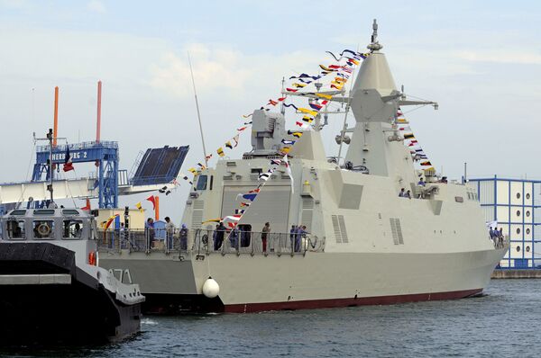 la corvette lance-missiles émiratie de classe Baynunah la corvette lance-missiles émiratie de classe Baynunah - Sputnik Afrique