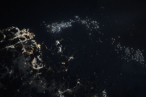 La Terre photographiée depuis l’ISS par le cosmonaute Sergueï Ryazansky - Sputnik Afrique