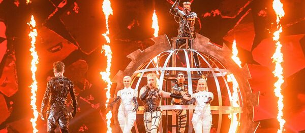 Le groupe islandais Hatari  - Sputnik Afrique