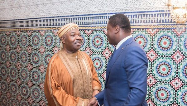 Ali Bongo et Faure Gnassingbé à Libreville le 7 mai. - Sputnik Afrique