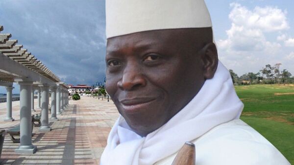Yahya Jammeh au bord de la Wele à Mongomo - Sputnik Afrique