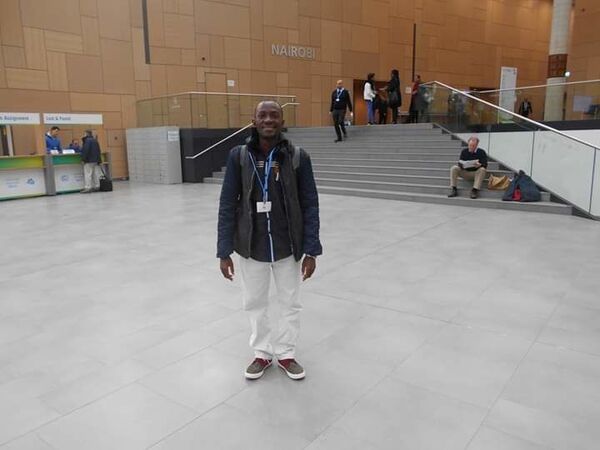 Muller Tenkeu, promoteur de Kemit Ecology, lors de l’un de ses voyages à l’étranger Muller Tenkeu, promoteur de Kemit Ecology, lors de l’un de ses voyages à l’étranger - Sputnik Afrique