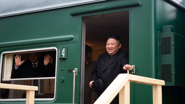 Kim Jong-un à Vladivostok - Sputnik Afrique