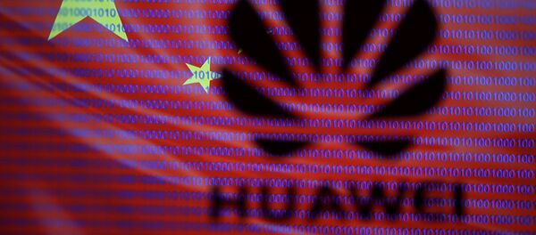 Huawei, drapeau chinois - Sputnik Afrique
