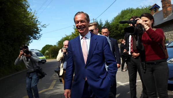 Nigel Farage, fondateur du Parti du Brexit - Sputnik Afrique