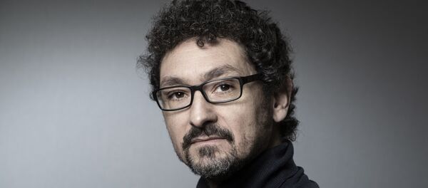 French writer David Foenkinos poses during a photo session on January 30, 2019 in Paris. (Photo by JOEL SAGET / AFP) - Sputnik Afrique