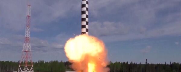Un essai du système de missile russe Sarmat - Sputnik Afrique