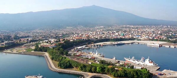 La vue du grand port de la Guinée Equatoriale menant au capitale Malabo - Sputnik Afrique