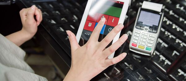 Человек с кассовым аппаратом  - Sputnik Afrique