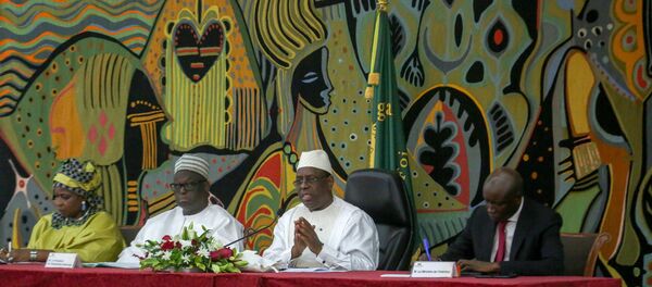 Macky Sall, Président du Sénégal, à la cérémonie du dialogue national le 28 mai 2019 à Dakar.  - Sputnik Afrique