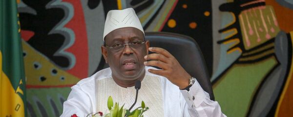 Macky Sall, Président du Sénégal, à la cérémonie du dialogue national le 28 mai 2019 à Dakar. - Sputnik Afrique
