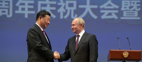 Vladimir Poutine et Xi Jinping  - Sputnik Afrique
