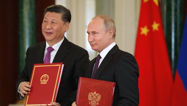Vladimir Poutine et Xi Jinping  - Sputnik Afrique