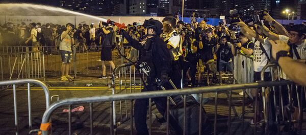 Manifestation contre la loi sur l'extradition à Hong Kong Manifestation contre la loi sur l'extradition à Hong Kong - Sputnik Afrique
