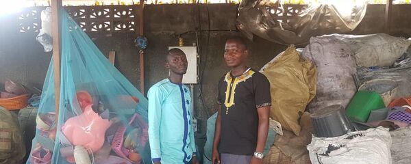 Stéphane Adouko, à gauche, et Camara Zanga, à droite.   - Sputnik Afrique