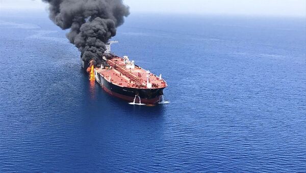 Deux pétroliers dans le golfe d’Oman - Sputnik Afrique