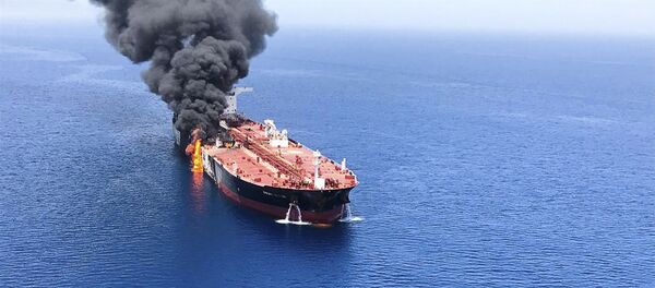 Deux pétroliers dans le golfe d’Oman - Sputnik Afrique