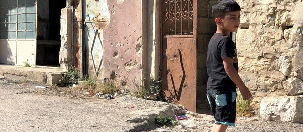 Un enfant à Beit Jinn Un enfant à Beit Jinn - Sputnik Afrique