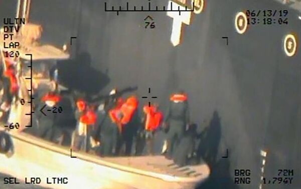 L'armée US annonce diffuser de nouvelles images de l'attaque des pétroliers en mer d'Oman - Sputnik Afrique