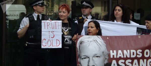 Julian Assange supporters. London. 14.06.2019 - Sputnik Afrique