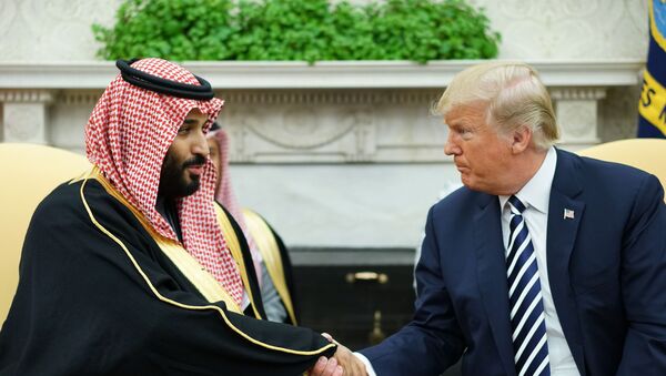 Le Président américain et le prince héritier saoudien  - Sputnik Afrique
