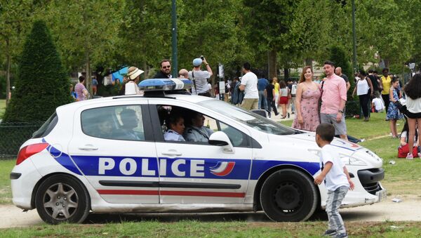 Une voiture de police en France. Image d'illustration - Sputnik Afrique
