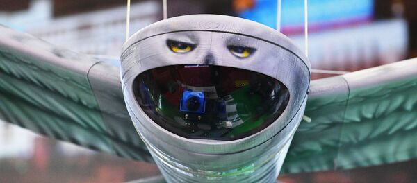 Комплекс разведки форме птицы на Международном военно-техническом форуме Армия-2019 в конгрессно-выставочном центре Патриот - Sputnik Afrique