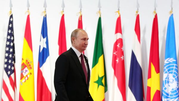 Vladimir Poutine à Osaka - Sputnik Afrique