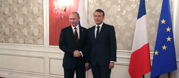 Vladimir Poutine Emmanuel Macron G20 Osaka Путин Макрон  - Sputnik Afrique