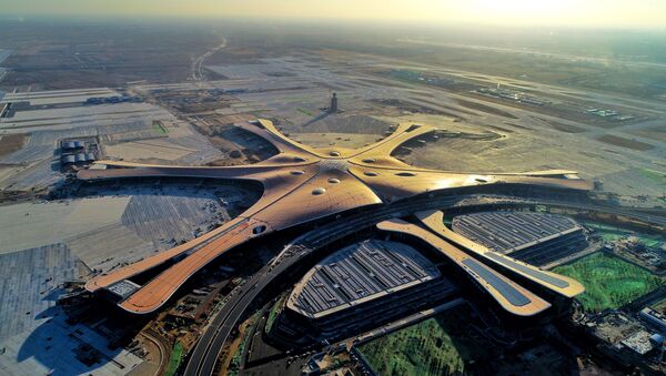 Китай Пекин аэропорт Дасин Chine Pékin Aéroport Daxing - Sputnik Afrique