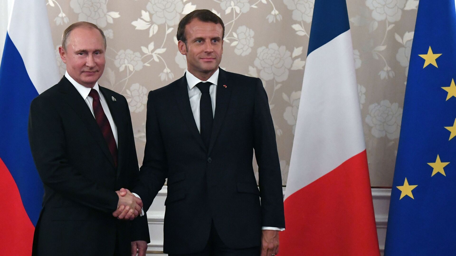 Vladimir Poutine et Emmanuel Macron - Sputnik Afrique, 1920, 01.02.2022