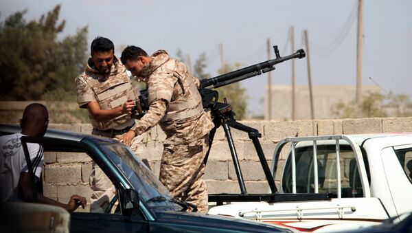 Des soldats de l'ANL près de Benghazi en Libye (archive photo) - Sputnik Afrique