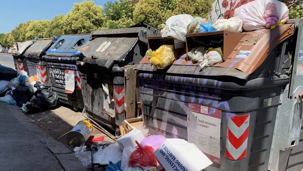 Italie Rome poubelles Италия Рим мусор - Sputnik Afrique