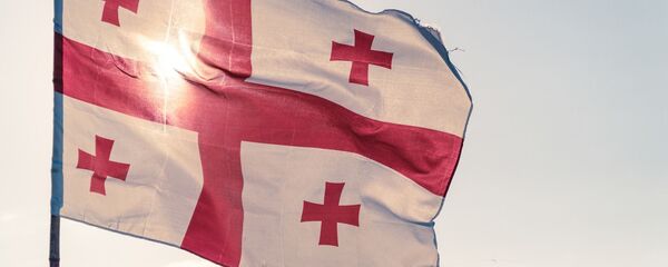 Drapeau géorgien  - Sputnik Afrique