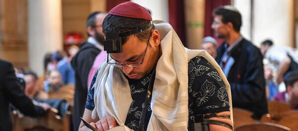 Le participant de la réunion des étudiants d'Eurostars 2019 dans la Grande Synagogue de Rome. - Sputnik Afrique