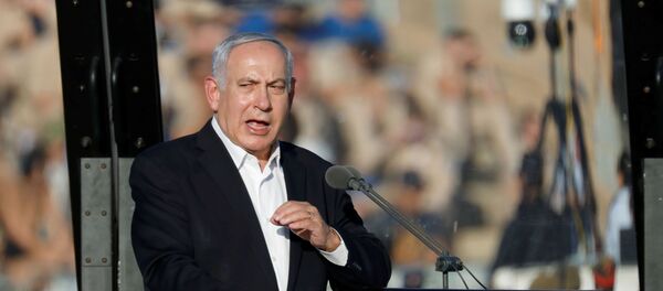 Benjamin Netanyahou en visite à la base aérienne de Hatzerim (archive photo) - Sputnik Afrique