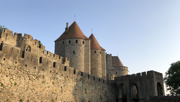 La citadelle médiévale de Carcassonne, La Cité.  - Sputnik Afrique