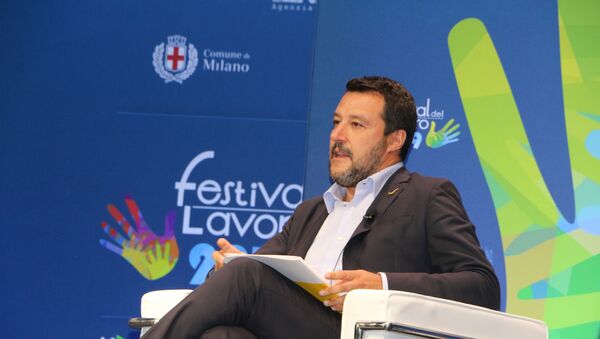 Matteo Salvini al Festival del Lavoro - Sputnik Afrique