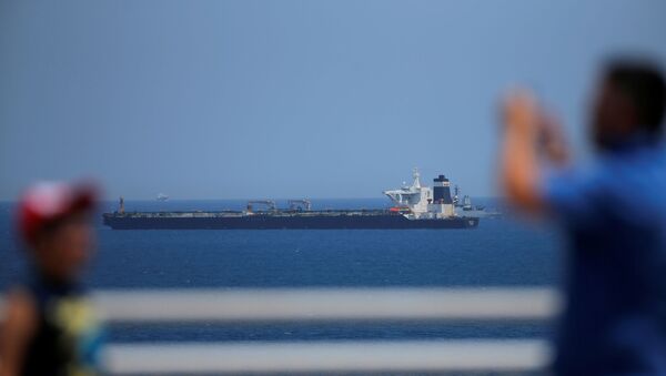 El buque petrolero Grace 1 detenido en Gibraltar - Sputnik Afrique